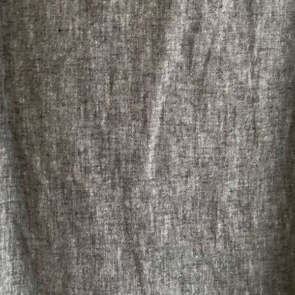 KENAR Linen Cotton Draped Sleeveless Blouse Tank Top Grey M - Picture 4 of 4